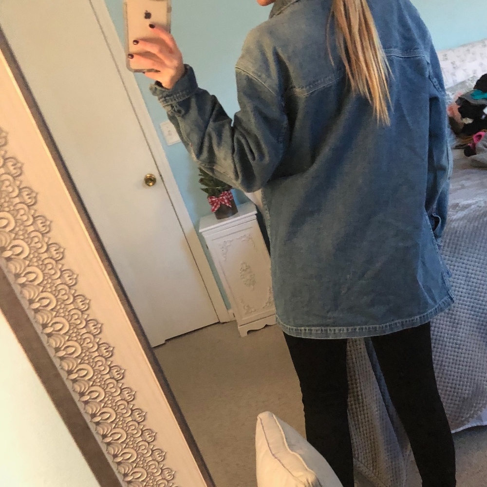 Distressed Denim Jacket - Picture 2 of 4